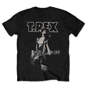 T-Rex Unisex Graphic T-Shirt Classic Rock Band Music Fan Gift Casual Apparel